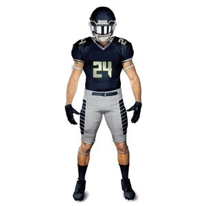 New Arrival Men's American Football Jersey Uniform Custom Colors Design Breathable Quick Dry Sublimated Print Plus Size - Product Image 1