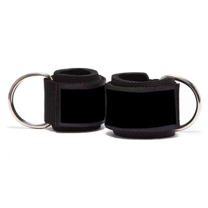 Custom Fitness Gym Workout <b>Adjustable</b> Breathable Unisex Durable Double <b>Ring</b> Spandex Nylon Comprehensive Protection Weight Ankle - Product Image 5