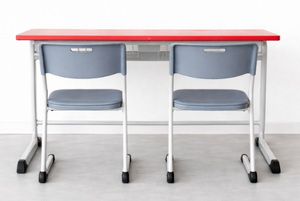 Ensemble banc et table d'école 2 places, mobilier scolaire robuste - Product Image 2