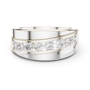 Modern <b>Solitaire</b> Jewelry Best Price Customizable Unisex 925 Sterling <b>Silver</b> Gold Plated Hip Hop <b>Ring</b> Moissanite Bezel Prong - Product Image 2