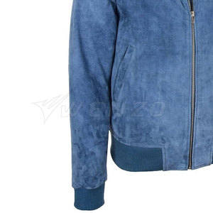 Stylish Design Soft Feel Premium Quality Durable Build Comfortable Fit Winter Everyday Fashion <b>Men</b> <b>Suede</b> Leather <b>Jacket</b> Front - Product Image 6