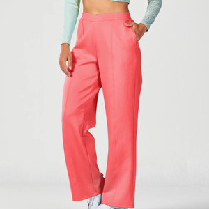 Pantalones Anchos de Cintura Alta Elástica para Mujer, Tallas Grandes, para Verano, Baile, Pilates, Deportes, Fitness, Yoga y Ropa Urbana - Product Image 1
