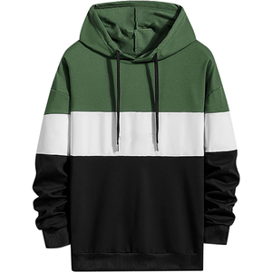 Sweat à capuche oversize tendance unisexe, couleur unie, en molleton de coton, OEM ODM, marque privée - Product Image 2