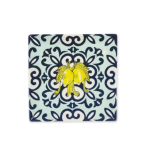 Assiettes à dessert en céramique Excelsa Amalfi 18x2x18 cm multicolores, lot de 6 - Product Image 1