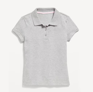 เสื้อโปโลผ้าปิเก้สีแดงเลือดหมู ระบายอากาศได้ดี สำหรับนักเรียน - Product Image 5