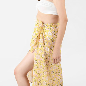 Pareo de playa tropical para mujer, falda de verano a la moda, ligera, para vacaciones en la playa - Product Image 5