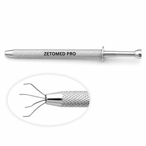 High Quality Diamond Claw Tweezers Jewelry Making Ball Grabber <b>Pick</b> <b>Up</b> <b>Tool</b> Pink Color - Product Image 5