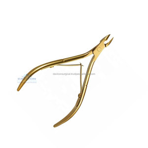 เครื่องมือกำจัดผิวที่ตายแล้ว,ที่ตัดเล็บสเตนเลสสีทอง - Product Image 4
