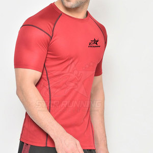 Camisetas de Lona Casuales para Hombre con Logotipo Personalizado al por Mayor, Cuello Redondo, Corte Regular, Color Sólido, Ecológicas, de Secado Rápido - Product Image 3