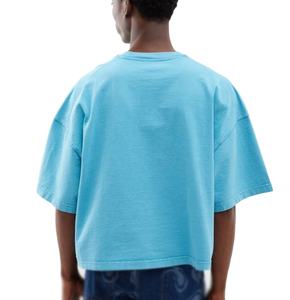 T-shirts personnalisés imprimés pour hommes, coupe courte, style boxy, oversize, pour l'exercice musculaire, coupe ample, épaules tombantes, anti-UV, mélange de bambou - Product Image 3