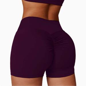Shorts Deportivos de Cintura Alta para Mujer, sin Costuras, con Efecto Push-Up, para Gimnasio, Fitness, Yoga y Entrenamiento, Venta al Por Mayor - Product Image 1