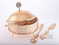Magnifique bol à fruits et bonbons en acier inoxydable sculpté de luxe, non toxique, pour la décoration de table, la maison et la cuisine, occasions de fête
