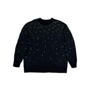 Sudaderas Térmicas Personalizadas al por Mayor para Hombre, con Cierre Completo en la Cremallera, Capucha Extra Grande y Diseño de Logotipo con Pedrería para Invierno - Product Image 5