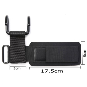Crochets de musculation pour hommes avec sangles de poignet rembourrées pour l'entraînement de force et les exercices de traction, logo personnalisé, fournisseur OEM en gros - Product Image 5