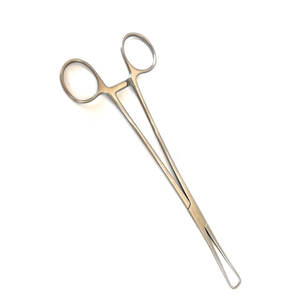 Forceps 9.5'' Stainless Steel Surgical Medical Veterinary Instruments Reusable Autoclavable Manual MOL <b>Precision</b> Grasping <b>Tool</b> - Product Image 2