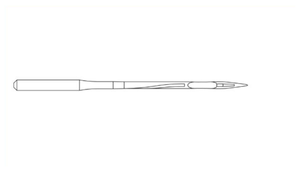 Groz-Beckert Industrial <b>Sewing</b> Machine Needles Stainless Steel 756222 10 Nm 70/10 62X57 DVX57 62X33 Factory Packaging 0.25kg - Product Image 3