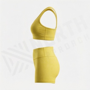 Ensemble de yoga pour femmes, vêtements de fitness, soutien-gorge de sport, leggings, vêtements de sport sans couture, vêtements de sport athlétiques, vêtements d'entraînement, vêtements de sport - Product Image 3