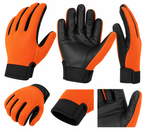 Gants de moto imperméables pour la course, à doigts complets, coupe-vent, chauds, avec poignées de guidon pour l'hiver et la conduite de scooter - Product Image 3
