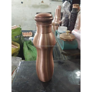 Health Beneficial Water <b>Bottle</b> and Pot 100% Copper Water Pitcher Kitchen Counter Display Pure Copper Water Pot & <b>Bottle</b> - Product Image 4