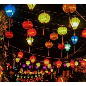 Farol de Seda Hecho a Mano Estilo Hoi An, Lámpara Decorativa para el Hogar, Restaurante, Bodas, Eventos y Uso en Hostelería - Product Image 4