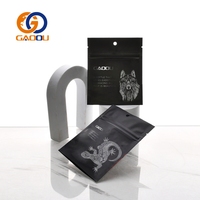 Sachet d'emballage en papier kraft refermable personnalisé avec logo imprimé coloré pour thé, épices, sachet en plastique à fermeture éclair en aluminium, pochette autoportante