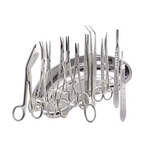 Medical Student General Surgery Instrument Set Manual Forceps Scissors Needle Holders <b>Suture</b> <b>Kit</b> Stainless Surgical Instruments - Product Image 1