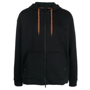 Sweat à capuche zippé Hip Hop pour homme, style décontracté, hiver, 100% coton molletonné, streetwear personnalisable, qualité économique. - Product Image 1