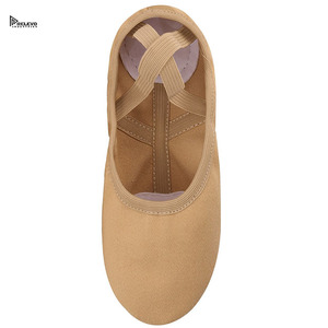 Zapatillas de Ballet Personalizadas de Lona Elástica, Transpirables, con Suela Dividida, para Mujeres, Niñas y Niños, para Entrenamiento y Actuaciones en Escenario - Product Image 3