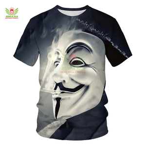 Camiseta Blanca para Sublimación, Manga Corta, Cuello Redondo, Tela de Poliéster Ligera, para Hombre, Duradera, Resistente al Lavado, Color Vibrante, Estilo Vintage, Corte Ajustado - Product Image 2