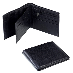 Luxury — portefeuille en cuir noir pour hommes, meilleur porte-monnaie Design mince, accessoire élégant - Product Image 2