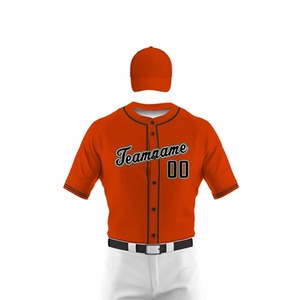 Custom Colors Base Ball Uniform <b>Set</b> High Quality Men Baseball Uniform Custom Logo Design Sublimation Team Name Baseball Uniforms - Product Image 5