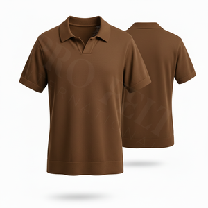 Polo personnalisé de qualité supérieure pour l'été, vêtements de voyage et de plein air, polo décontracté à manches courtes en coton mélangé doux, vente en gros - Product Image 5