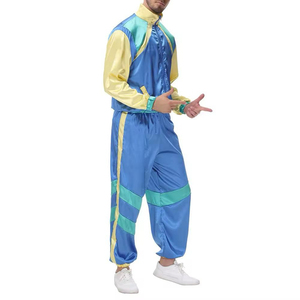 Custom <b>Men's</b> Hooded Solid Windbreaker Tracksuit Cotton Sport <b>Jacket</b> 2 in 1 Design Track Jogging <b>Half</b> <b>Zip</b> Windbreaker Tracksuit - Product Image 4