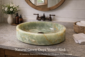 Natural Green Onyx Stone Vessel Sink Modern Rectangle Luxury Bathroom Countertop <b>Basin</b> Handmade Wash <b>Basin</b> - Product Image 6