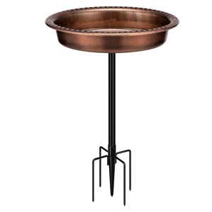 Nouvelle Arrivée : Bain d'oiseaux de jardin de luxe en métal et fer forgé pour extérieur – Taille, forme et couleur personnalisables - Product Image 1
