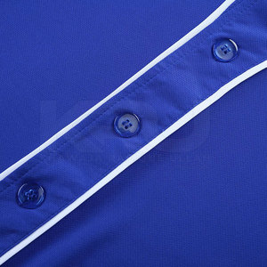 Camiseta de Béisbol de Manga Corta con Estampado por Transferencia Térmica, Transpirable, de Secado Rápido, 100% Poliéster, Cuello en V, con Diseño de Personajes, Precio Imbatible, MOQ Bajo - Product Image 3