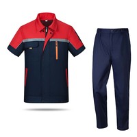 Veste et pantalon unisexes en sergé de polyester respirant, haute visibilité, certifiés CE, avec logo personnalisé, vêtements de travail pour électriciens, tenue de sécurité