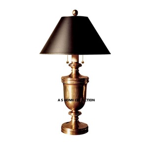 Lampe de table en métal décorative moderne de luxe de haute qualité avec abat-jour en tissu pour l'intérieur, bureau, chambre à coucher - Product Image 6