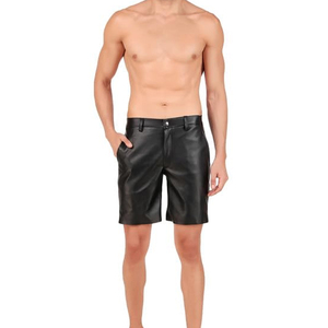 Pantalones Cortos de Cuero de Estilo Único para Uso Casual, Talla Adulto, Nueva Llegada, Marca Privada, Transpirables, Pantalones Cortos de Cuero Originales - Product Image 1