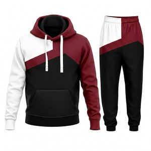 Bulk Wholesale Top Design Unisex Spring Breathable Comfortable Gym Letter Fitted Football <b>Tracksuit</b> Sets - Product Image 1