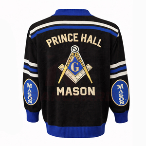 Suéter Masónico para Hombre con Logotipo – Jersey Masónico de Punto Premium, Ropa Casual Cómoda para Invierno, Diseño Personalizado y Marca Privada - Product Image 2