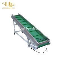 Hygienisches Klettersystem für Erdbeer- und Obstverarbeitung Tragbarer Lebensmittelgeeigneter PU-PVC-Aufzug Schrägförderer