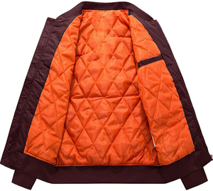 Blouson bomber homme personnalisé avec logo – Nouveau modèle de veste active pour homme – Blouson bomber homme avec logo personnalisé - Product Image 5