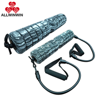 Фоум-роллер ALLWINWIN FMR118 - эспандер для массажа спины, тренировки мышц и растяжки