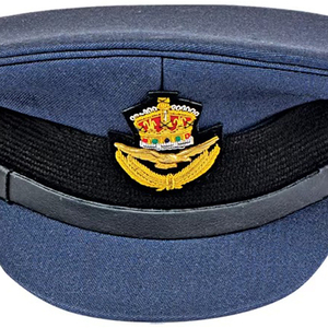 หมวกบลูพีคปักลายด้วยด้ายทองคำแบบขายส่ง เป็นมิตรกับสิ่งแวดล้อม เหมาะสำหรับกิจกรรมกลางแจ้ง งานทางการ และใช้ในชีวิตประจำวัน ผลิตจากโพลีเอสเตอร์/ผ้าฝ้าย พร้อมแถบซับเหงื่อ สไตล์ OEM - Product Image 2