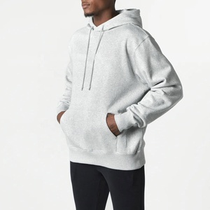 Sweat à capuche en molleton 100% coton pour homme, avec poche, séchage rapide et respirant, design décontracté - Vente flash - Product Image 3