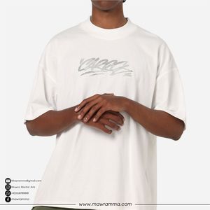 Nouveauté T-shirt imprimé DTG surdimensionné 100% coton, streetwear haut de gamme, mode estivale, logo personnalisé, tee-shirt unisexe, séchage rapide - Product Image 6