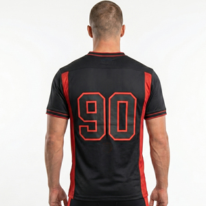Camiseta de Fútbol Sublimada con Diseño Personalizado para Hombre, 100% Poliéster, Ropa Deportiva, Camiseta de Entrenamiento - Product Image 2