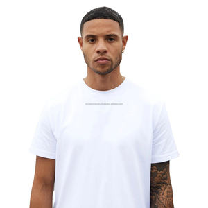 Nuevas Camisetas de Verano 2025 para Hombre, Alta Elasticidad, Corte Regular, Secado Rápido, Dobladillo Curvo, 100% Algodón, Color Sólido - Product Image 4