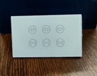 Interrupteur Wi-Fi pour rideaux et volets, double/triple, pour domotique, compatible Israël, 1/2/3 voies, contrôle via application Tuya